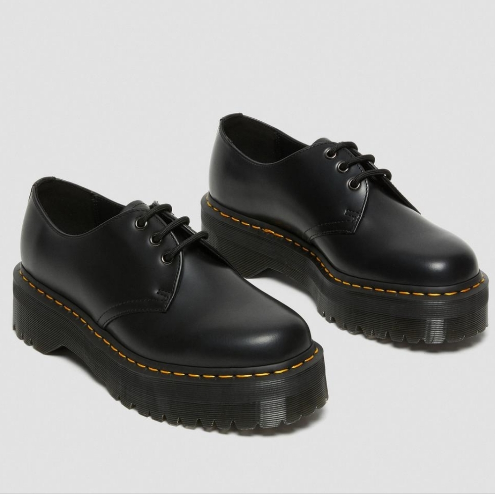 Dr. Martens 1461 Smooth Leather Platform Shoes